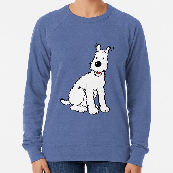 Snowy dog Tin Tin Lightweight Sweatshirt