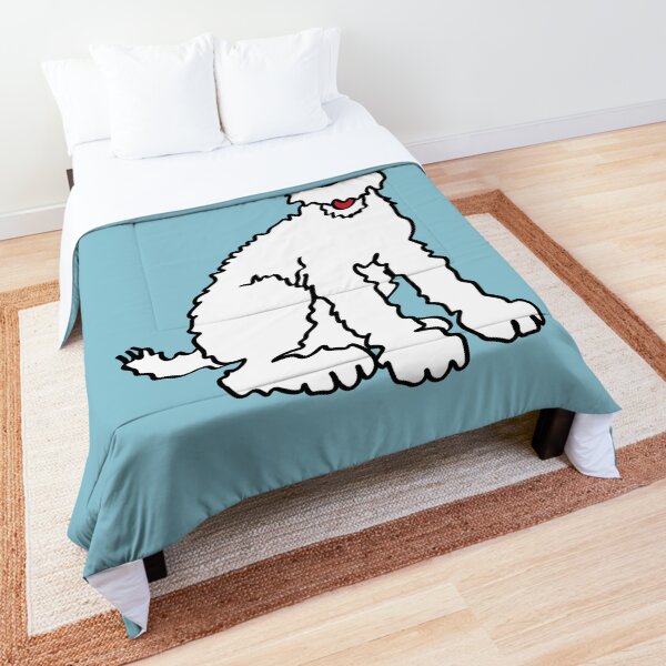 Snowy dog Tin Tin Comforter