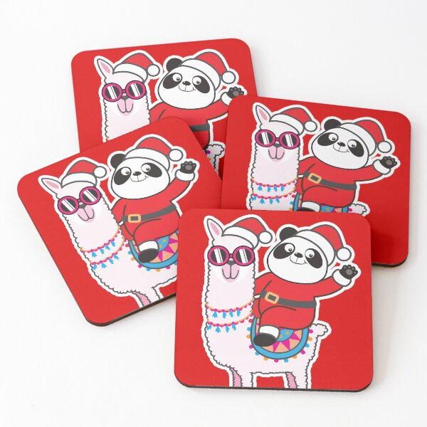 Item preview, Panda Santa Llama designed and sold by plushism.
