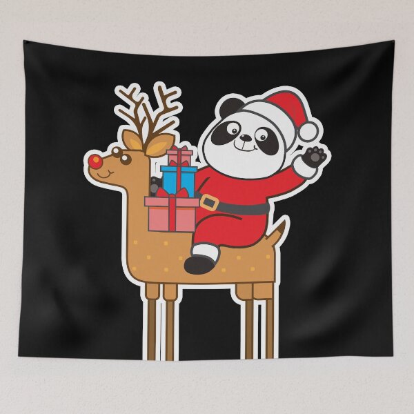 Item preview, Panda Santa designed and sold by plushism.