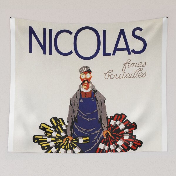 Item preview, French Vintage Poster - VINS NICOLAS designed and sold by DejaVuStudio.