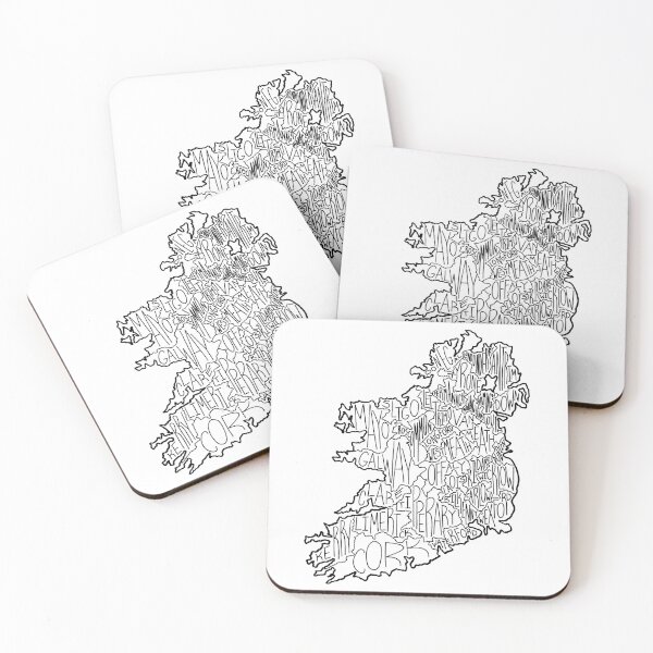 Item preview, Counties of Ireland Map designed and sold by Calen  Picard-Carroll.