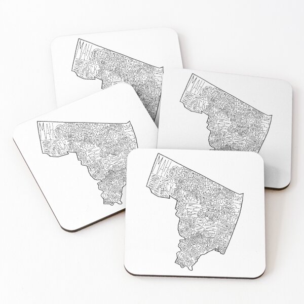 Item preview, Bergen County Map designed and sold by Calen  Picard-Carroll.