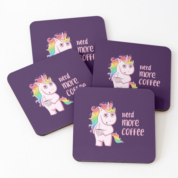 Item preview, Unicorn needs coffee designed and sold by Earthsavers.