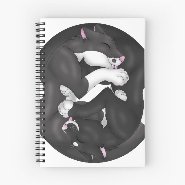 Item preview, Yin-Yang Cats: Tuxedo Bicolor designed and sold by spyroid101.