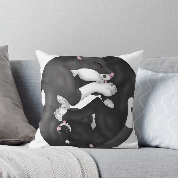 Item preview, Yin-Yang Cats: Tuxedo Bicolor designed and sold by spyroid101.
