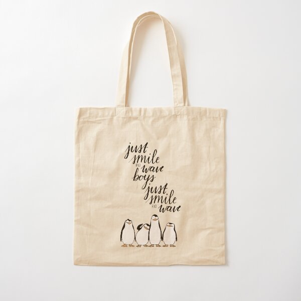 Just Smile and Wave Boys Cotton Tote Bag