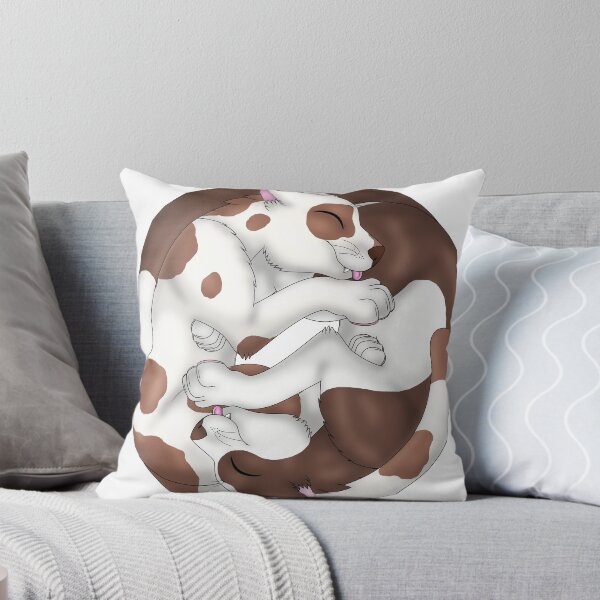 Item preview, Yin-Yang Cats: Chocolate Bicolor designed and sold by spyroid101.