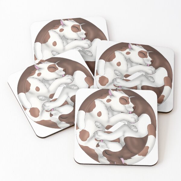 Item preview, Yin-Yang Cats: Chocolate Bicolor designed and sold by spyroid101.
