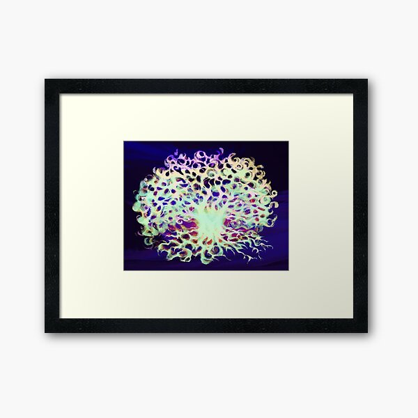 Galaxy Tree Framed Art Print