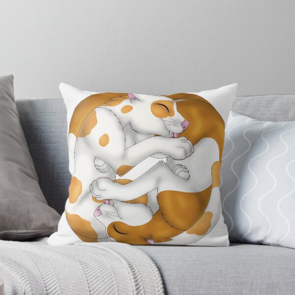 Item preview, Yin-Yang Cats: Ginger Bicolor designed and sold by spyroid101.