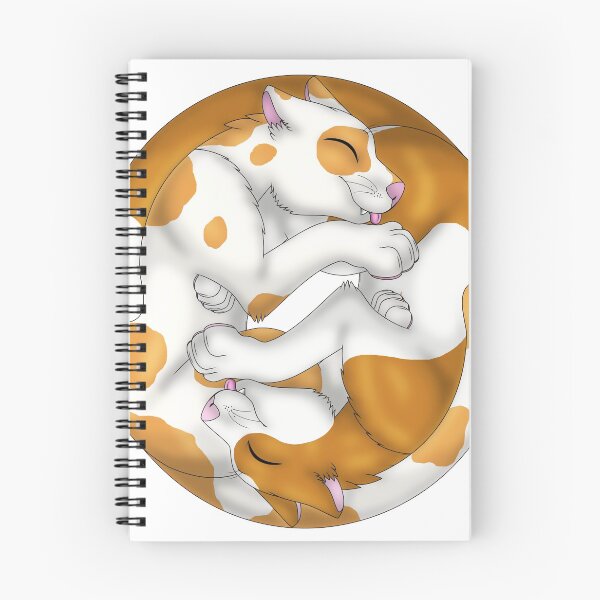 Item preview, Yin-Yang Cats: Ginger Bicolor designed and sold by spyroid101.