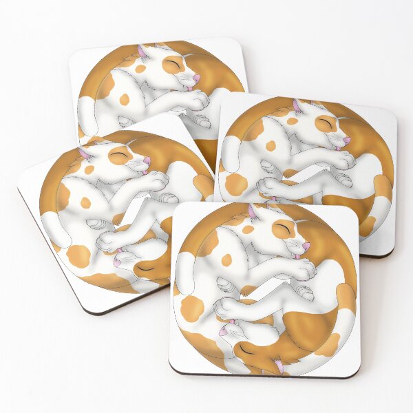 Item preview, Yin-Yang Cats: Ginger Bicolor designed and sold by spyroid101.