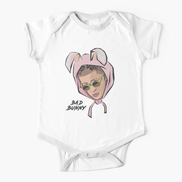 Bad bunny rabbit camiseta 2020 Body de manga corta para bebé