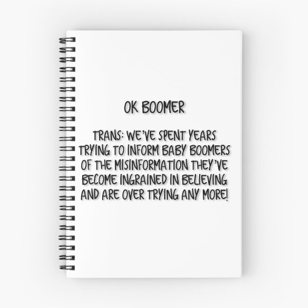 Item preview, Ok Boomer (Translated for Boomer) designed and sold by Paul Barlow.