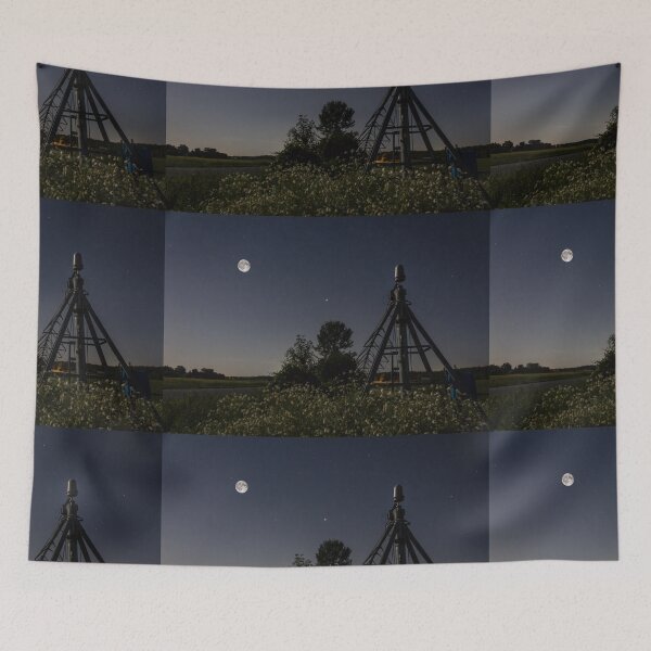Item preview,  Moonlit Irrigation Tower designed and sold by Robert Alsop.
