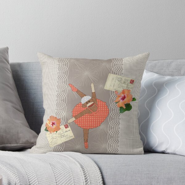 Item preview, Sock Monkey Ballerina on Tour designed and sold by Janet Carlson.