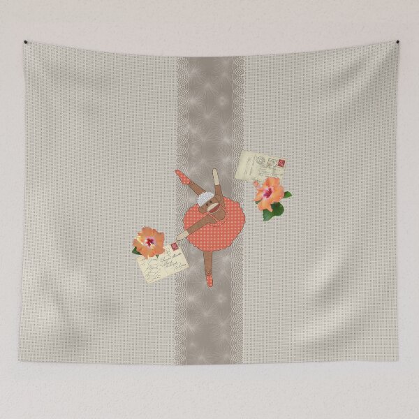 Item preview, Sock Monkey Ballerina on Tour designed and sold by Janet Carlson.