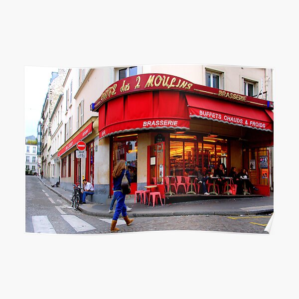 Paris - Amélie Poulain et le Café des Deux Moulins Poster