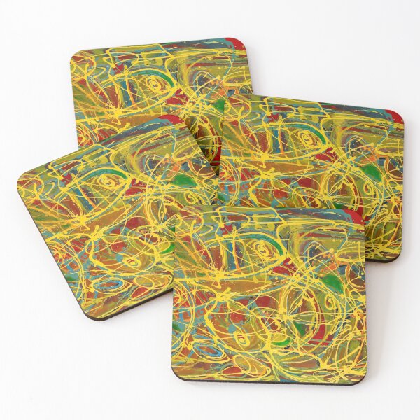 Item preview, Vibrant Abstract Painting designed and sold by visfineart.