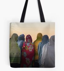 Waiting for the Bus Tote Bag