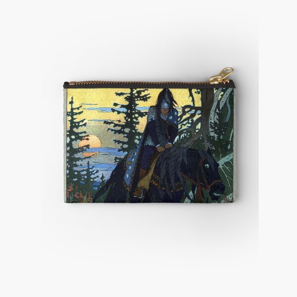 Item preview, The Black Horseman - Vasilisa the Beautiful - Ivan Bilibin designed and sold by forgottenbeauty.