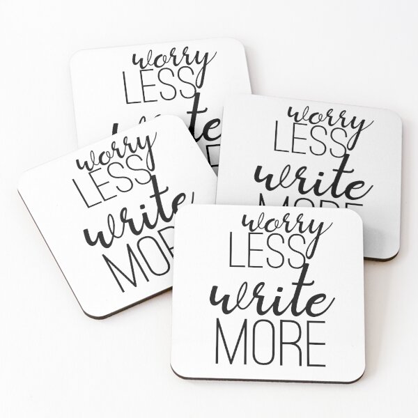 Item preview, Worry Less, Write More, designed and sold by TheWriteShoppe.