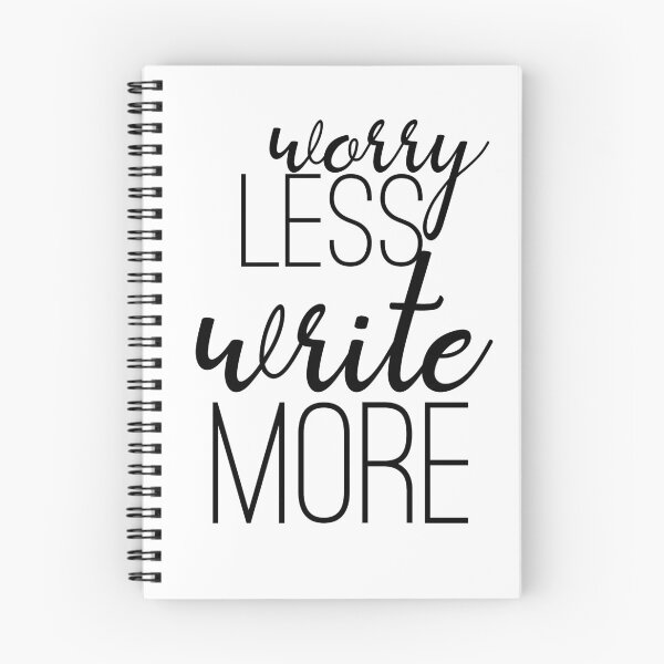 Item preview, Worry Less, Write More, designed and sold by TheWriteShoppe.