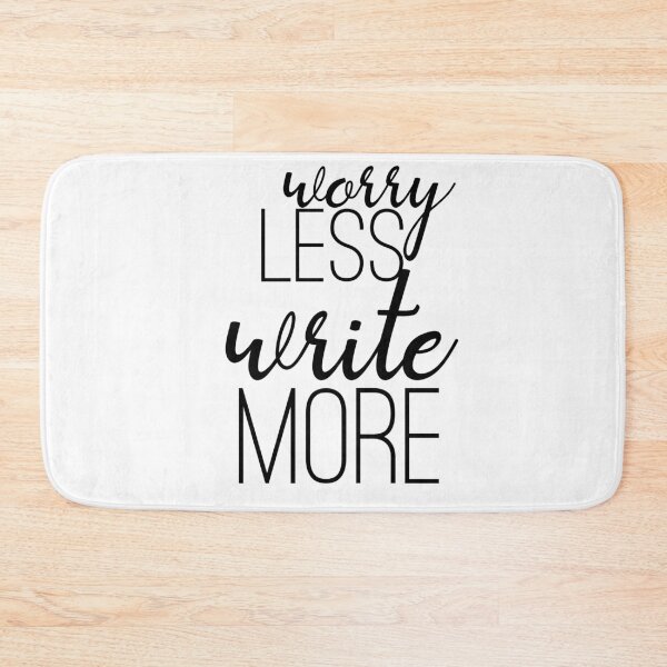 Item preview, Worry Less, Write More, designed and sold by TheWriteShoppe.
