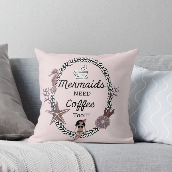 Item preview, Mermaids Need Coffee Too!!! Mermaids / Coffee / Seashells / Cute Mermaid / Coffee Mug designed and sold by artenvironments.