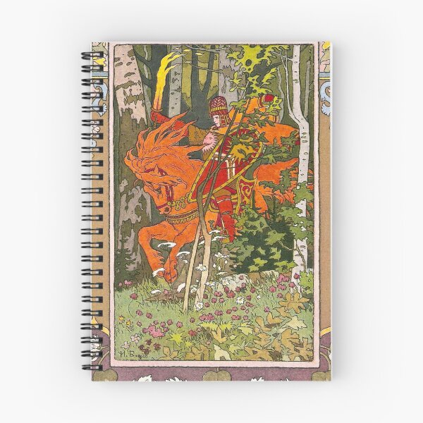 Item preview, The Red Horseman - Vasilisa the Beautiful - Ivan Bilibin 1899 designed and sold by forgottenbeauty.