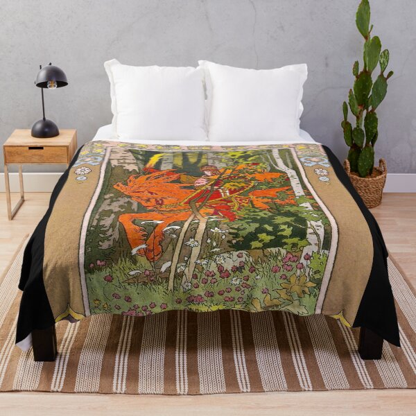 Item preview, The Red Horseman - Vasilisa the Beautiful - Ivan Bilibin 1899 designed and sold by forgottenbeauty.