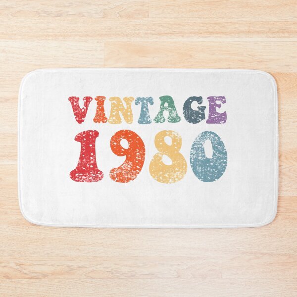 Item preview, Vintage 1980 Retro Distressed Style Birthday Gift 40th Bday designed and sold by gillys.