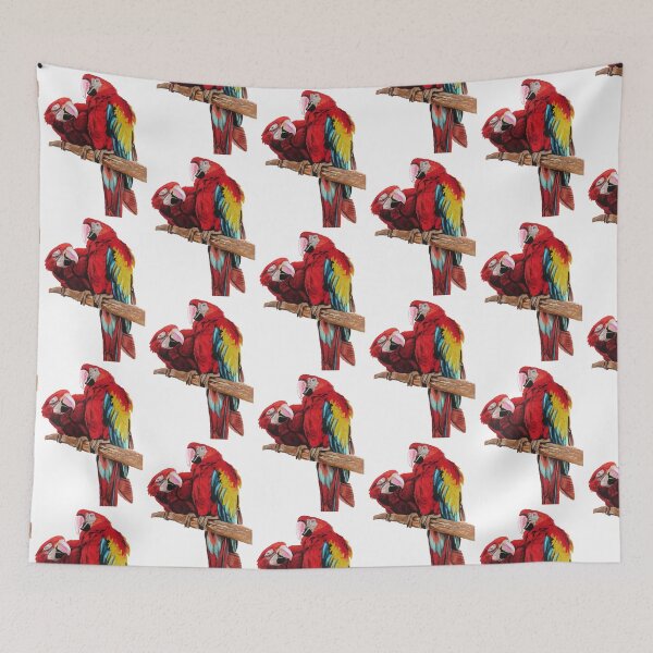 Item preview, Macaw Watercolor Painting art designed and sold by Sarah  Rajkotwala.