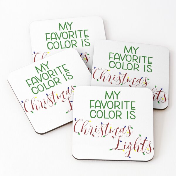 Item preview, My Favorite color is Christmas Lights designed and sold by Twisted Willow Creates .
