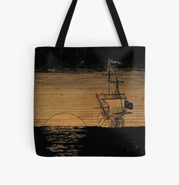The Queen Anne's Revenge All Over Print Tote Bag