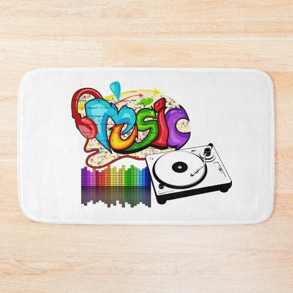 Item preview, Music Graffiti Equalizer with white turntable .... designed and sold by Oberlaender.