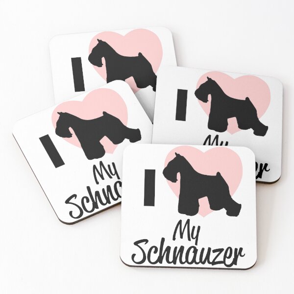 Item preview, I Love My Schnauzer - Christmas And Birthday Gift Ideas For Dog Lovers designed and sold by ASClothDesign.