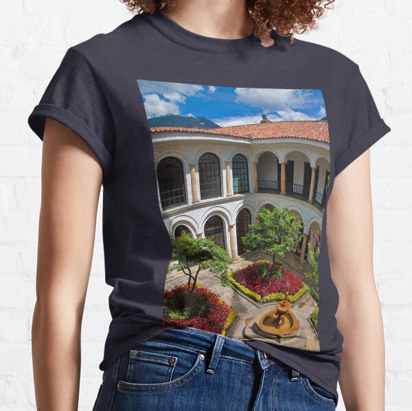 Columbia. Bogota. La Candelaria. Botero Museum. Inner Courtyard. Classic T-Shirt