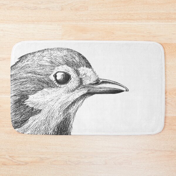 Item preview, Vintage Robin Bird Pencil Sketch designed and sold by ArtisticLeap.