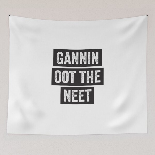 Item preview, GANNIN OOT THE NEET - Geordie slang! Accents of the UK designed and sold by DavaTypeGraphic.