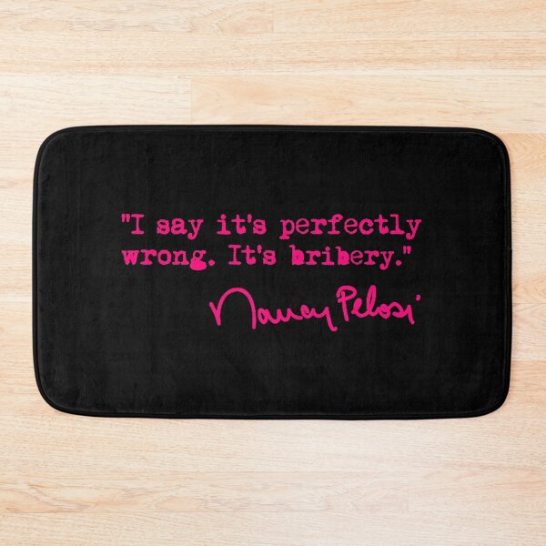 Item preview, I say it's perfectly wrong. It's bribery. (fuschia) designed and sold by Thelittlelord.