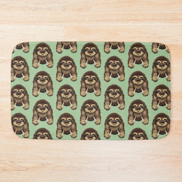 Item preview, Cute Fuzzy Sloth TOTALLY SLOTHSOME! designed and sold by wrapgraphics.
