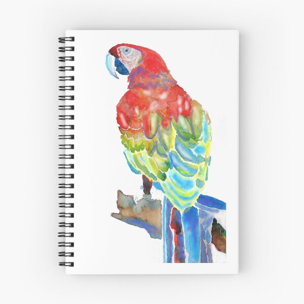 Item preview, Macaw Watercolor Painting Rainbow Parrot designed and sold by Sarah  Rajkotwala.