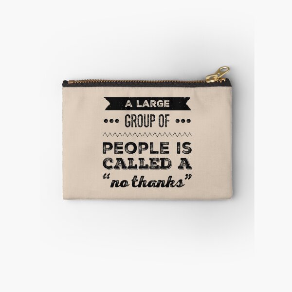 Item preview, Introvertido | Un gran grupo de personas se llama "no, gracias" designed and sold by aussieforgood.