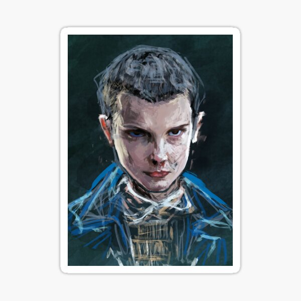 Eleven Stranger Things Pegatina