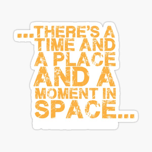 time and a place - Oils Sticker