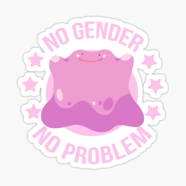 NO GENDER NO PROBLEM Sticker