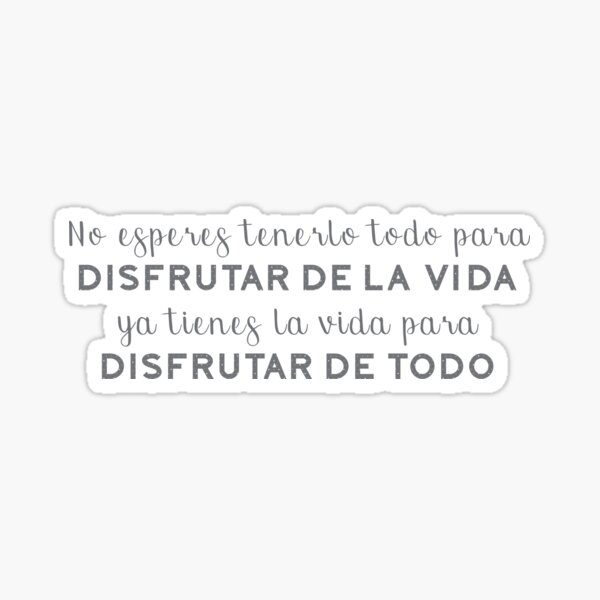 Item preview, Disfruta la Vida / Enjoy Life designed and sold by mpmi0801.