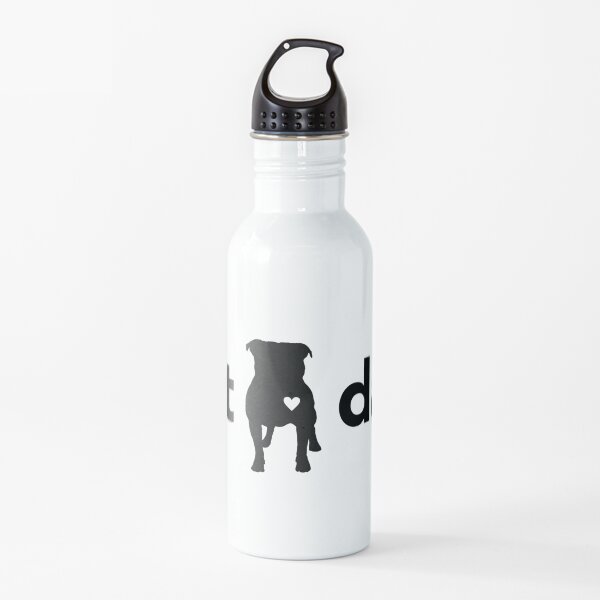 Pitbull Dad - Pit Bull Dad Sticker - Pit Bull Dad Gift Water Bottle